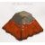 Piramidka (kadzielnica) ceramiczna do kadzideł sypkich (ziół, żywic, agnihotry)