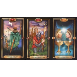 Pozłacany Tarot (Gilded Tarot) Ciro Marchetti (karty + książka, wydanie polskie, kieszonkowe)