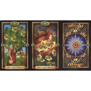 Pozłacany Tarot (Gilded Tarot) Ciro Marchetti (karty + książka, wydanie polskie, kieszonkowe)