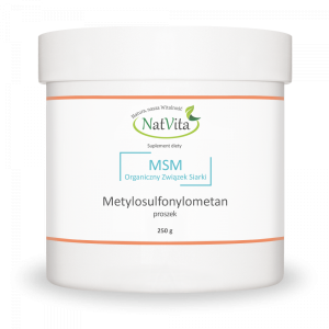 MSM Siarka organiczna (metylosulfonylometan) 250g