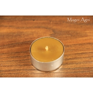 Tealight - świeca z wosku herbaciarka - kolor naturalny