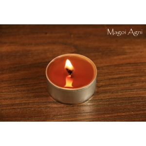 Tealight - świeca z wosku herbaciarka - kolor naturalny (6 sztuk)