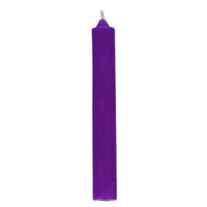 Świeca z wosku 9x1,2cm - purpurowa (5 sztuk)