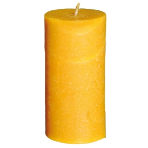 Świeca z wosku pszczelego L - żółta (kolor naturalny)