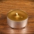 Tealight - świeca z wosku herbaciarka - złota